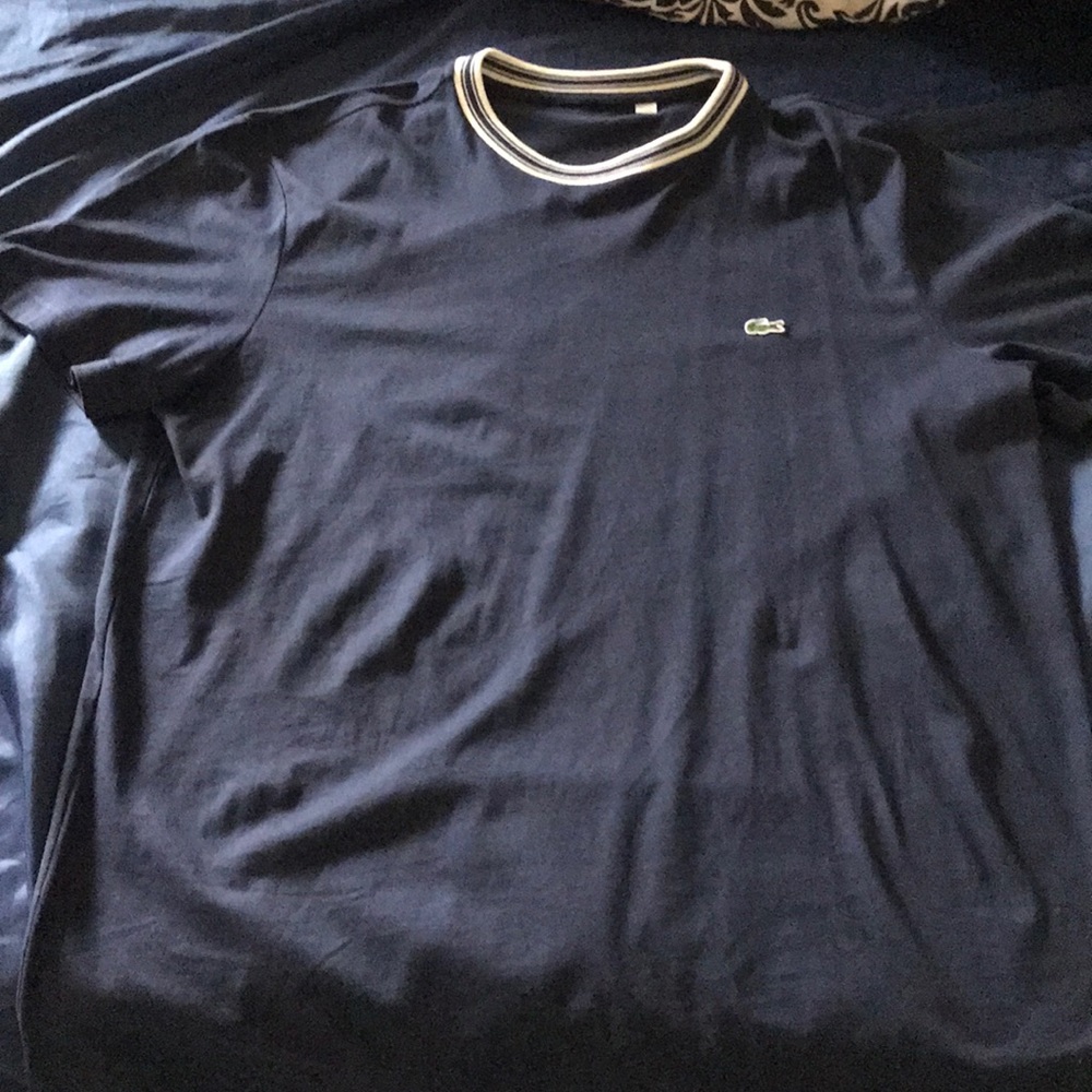 Navy Blue Lacoste Tee